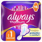 Ultra Normal Plus Podpaski ze skrzydełkami x 16 PLATINUM ALWAYS 1.000szt