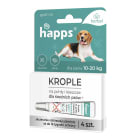 Krople na pchły i kleszcze dla średnich psów 10 20 kg Herbal HAPPS 10ml