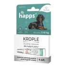 Krople na pchły i kleszcze dla małych psów 5 10 kg Herbal HAPPS 4ml