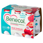 Napój jogurtowy o smaku truskawki 6x100g BENECOL 600g