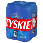 Piwo bezalkoholowe 4x500ml (puszka) TYSKIE 2.00l