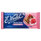 Wedel - czekolada mleczna z nadzieniem malinowym to prawdziwa, owocowa uczta smaków.