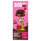 Ciasteczka owocowe Jabłko Malina w Belgijskiej ciemnej czekoladzie (bezglutenowe) BOBSNAIL 30g