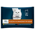 Pokarm dla kotów  Fileciki w smakowitym sosie (4 saszetki ) Perle GOURMET 340g