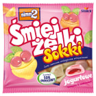 Śmiej żelki sokki jogurtowe – Nimm 2 to orzeźwiające cukierki żelowe z dodatkami.