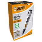 Marker czarny okrągła końcówka Pudełko 12szt BIC 240g