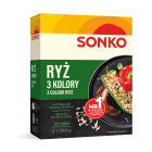 Ryż 3 kolory - 2x100g - Risana. Naturalna mieszanka w trzech kolorach.