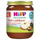 Śliwki z jabłkami po 4 miesiącu BIO od pokoleń HIPP 125g