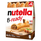 Wafelki z kremem orzechowym (6x22g) B Ready NUTELLA 132g