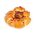 Drożdżówka z malinami i pistacją CUKIERNIA OLSZA 130g