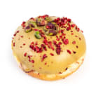 Pączek malinowy z polewą pistacjową CUKIERNIA OLSZA 120g