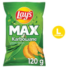 Chipsy ziemniaczane karbowane o smaku zielonej cebulki MAX LAY'S 120g
