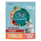 Uri Balance Sterilized Karma dla dorosłych kotów łosoś DualNature PURINA ONE 750g