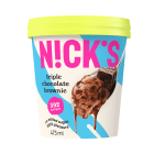 Lody czekoladowe z polewą czekoladową bez cukru NICK'S 473ml