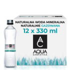 Woda mineralna naturalnie gazowana (szkło) AQUA CARPATICA 330ml
