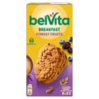 Ciastka zbożowe z owocami leśnymi - Belvita. Chrupiąca przekąska na każdy dzień.