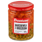 Mieszanka warzywna   marchewka i groszek DAWTONA 510g