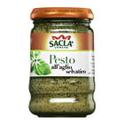 Pesto bazyliowe z dodatkiem czosnku niedźwiedziego SACLA 190g