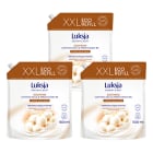 Mydło w płynie Mleczko bawełniane i Prowitamina B5   zapas Creamy & Soft LUKSJA 1.50l