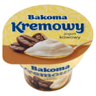 Kremowy Jogurt kawowy BAKOMA 150g - wyśmienity, lekki deser o smaku kawowym.