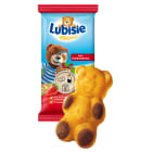 Ciastko biszkoptowe z musem truskawkowym - Lu Petitki Lubisie. Pyszna przekąską dla Twojego dziecka.