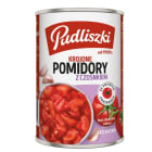 Pudliszki- Pomidory krojone z oliwą z oliwek i czosnkiem o naturalnym smaku.