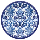 Talerze papierowe okrągłe 23 cm 8 szt. Indigo Weave PAW DECOR COLLECTION 1.000szt