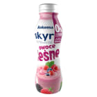 Skyr jogurt pitny typu islandzkiego o smaku owoców leśnych bez dodatku cukru BAKOMA 300g