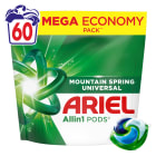 Kapsułki do prania uniwersalne 60 prań All in 1 PODS ARIEL 60.000szt