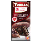 Czekolada gorzka 72% kakao bez dodatku cukru TORRAS 75g