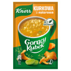 KNORR-Gorący Kubek-Kurkowa z makaronem 13g. Pyszna zupa gotowa do spożycia w kilka minut.