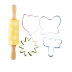 Zestaw 4 wykrawaczy do ciastek z wałkiem wiosna WN ALTOM DESIGN 1.000szt