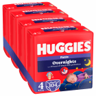 Pieluchomajtki na noc rozmiar 4 (9 14kg) 26szt. Overnights HUGGIES 1.000szt