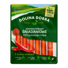 Pikantne kiełbaski śniadaniowe 100% mięsa DOLINA DOBRA 200g