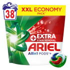 Kapsułki do prania uniwersalne 38 prań All in 1 PODS +Extra Stain Removal ARIEL 38.000szt