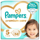 Pieluchy Rozmiar 5 Junior (11 18kg) 58 szt. Premium Care PAMPERS 1.000szt