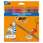 Kredki ołówkowe 24 kolory Kids BIC 1.000szt