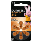 Baterie do aparatów słuchowych 312 6 szt. DURACELL 6.000szt