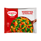 Warzywa na patelnię - Hortex. Mieszanka doskonałej jakości mrożonych warzyw.