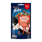 Purina Felix – Party Mix Przekąska dla kotów Mixed Grill zawiera mieszankę doskonałych mięs.