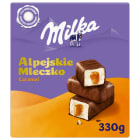 Alpejskie Mleczko Pianka o smaku waniliowym z karmelem MILKA 350g