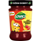 Dżem MINIONKI truskawkowo bananowy (o obniżonej zawartości cukrów) ŁOWICZ 260g