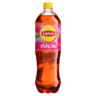 Napój gazowany o smaku malinowym z ekstraktem z czarnej herbaty bez cukru LIPTON ICE TEA 1.50l