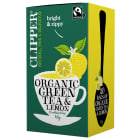 Herbata zielona ze skórką cytrynową (20 tor. w sasz.) CLIPPER 40g
