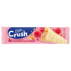 Baton z białej czekolady z kawałkami migdałów malin i z chrupkami Crush WEDEL 25g