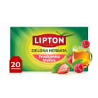 Herbata zielona   truskawki i maliny (20 tor.) LIPTON 45g