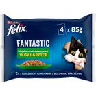 Karma dla kotów   Wiejskie smaki w galaretce 4x85g Fantastic FELIX® 340g