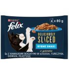 Rybne Smaki Mokra karma dla kota (4x80 g) Deliciously Sliced FELIX® 320g