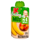Mus jabłko banan po 4 miesiącu Baby KUBUŚ 100g