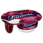 Jogurt kremowy malina czerwona porzeczka z kawałkami czekolady FANTASIA 116g
